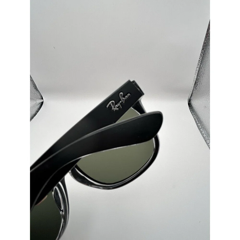 Ray-Ban RB2132 New Wayfarer Polarized Sunglasses Black/Green 55-18 145mm